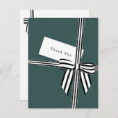 Strickbow Flat Danke, dass du grün bist Einladung (Vorne/Hinten)