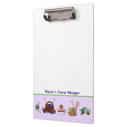 Strickdiagramme Garne Arts Graph Notebook Klemmbrett (Links)