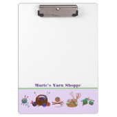 Strickdiagramme Garne Arts Graph Notebook Klemmbrett (Vorderseite)