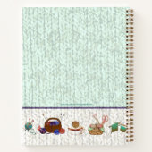 Strickdiagramme Garne Arts Hobby-Notebook Notizblock (Rückseite)