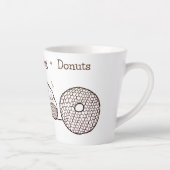 Strickdonuts Latte Tasse (Rechts)