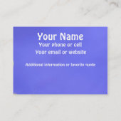 Stricken, häkelnd u. Faserkünste! Visitenkarte (Rückseite)