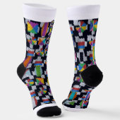 Stricken in Farbe Socken (Gewinkelt)