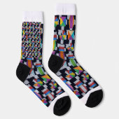 Stricken in Farbe Socken (Rechts)