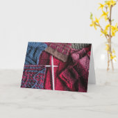 Stricken Karte (Gelbe Blume)