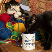 Stricken lustig Strickwitz Tasse