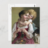 Stricken mit süßen Ablenkungen Postkarte (Vorne/Hinten)