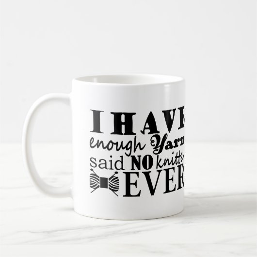 Stricken • Nicht genügend Garn macht 2017 in Kaffeetasse (Links)