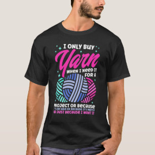 Stricken Strickerin Ich Kaufe Nur Garn T-Shirt