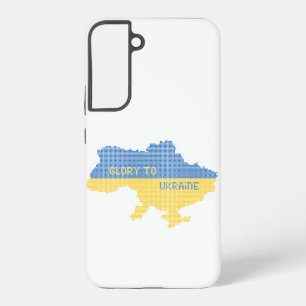 Stricken ukrainische Staatskarte Text Ruhm der Ukr Samsung Galaxy Hülle