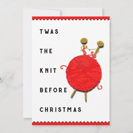 Stricken Weihnachten (Vorderseite)