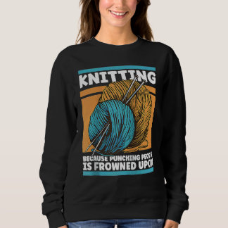 Stricken weil das Zuschlagen von Menschen missbill Sweatshirt