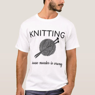 Stricken, weil Mord falsches T-Shirt