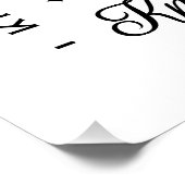 Strickende Blumengarne Ballkernästhetik Poster (Ecke)