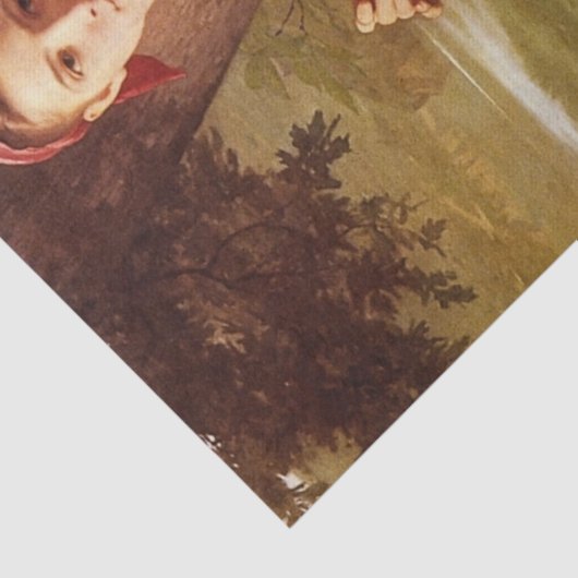 Strickende Frau durch William-Adolphe Bouguereau Seidenpapier (Detail)