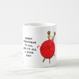 Strickende Geschenke für die Feiertage Kaffeetasse