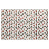 Strickende Heißluftballons auf weiß Stoff (Fat Quarter (45,7 x 55,9 cm))
