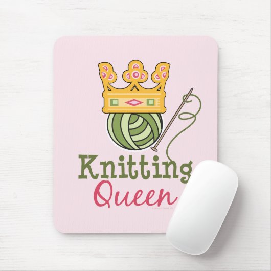Strickende Königin Mousepad (Mit Mouse)