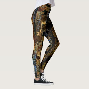 Strickende Leggings