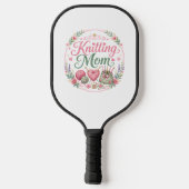 Strickende Mama - Pickleball Schläger (Rückseite)