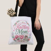 Strickende Mutter Schulter-Tasche Tasche (Von Nahem)