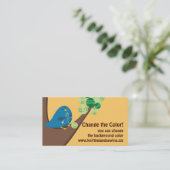 Strickende Nadeln des kundenspezifischen Visitenkarte (Stehend Vorderseite)