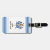 Strickende Nuss-T - Shirts und Geschenke Gepäckanhänger (Vorderseite horizontal)