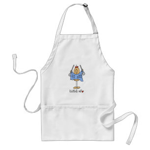 Strickende Nuss T-Shirts und Geschenke Schürze