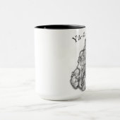 Strickende Piraten-Tasse Tasse (Zentrum)