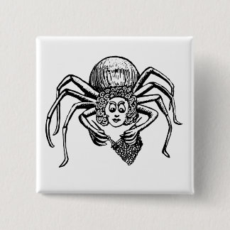 Strickende Spinne (TESS) Button