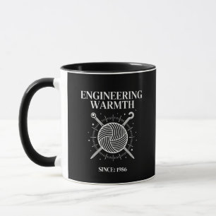 Strickende Wärme Individuelles Jahr Stricken Tasse