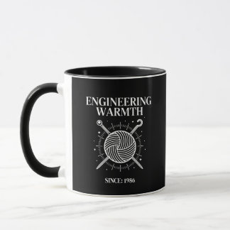 Strickende Wärme Individuelles Jahr Stricken Tasse
