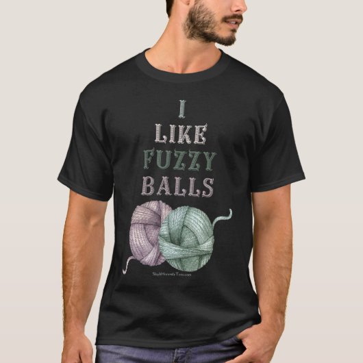 Strickender erwachsener Humor für Knitter T-Shirt (Vorderseite)