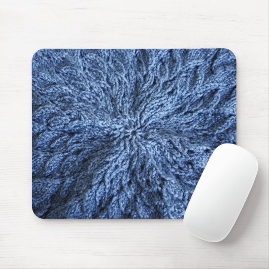 Strickender Kreis Mousepad (Mit Mouse)