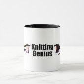 Strickendes Genie Tasse (Zentrum)