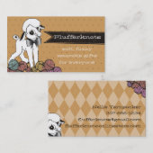 Strickendes Häkelarbeitgarn der niedlichen Visitenkarte (Vorne/Hinten)