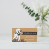 Strickendes Häkelarbeitgarn der niedlichen Visitenkarte (Stehend Vorderseite)