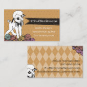 Strickendes Häkelarbeitgarn der niedlichen Visitenkarte (Vorne/Hinten)