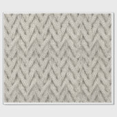 Strickendes Muster-Packpapier Geschenkpapier (Flach)