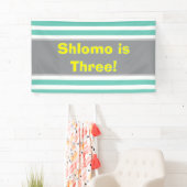 Strickendes Upsherin-Party Banner (Insitu)