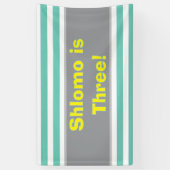 Strickendes Upsherin-Party Banner (Vertikal)