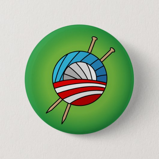 Stricker für Obama-Knopf Button (Vorderseite)