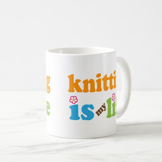 Stricker-Geschenk-Mädchen Kaffeetasse (VorderseiteRechts)