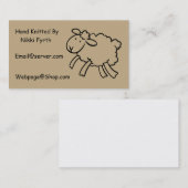 Stricker-Visitenkarte Visitenkarte (Vorne/Hinten)