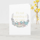 Strickerin "Ich mag Stricken" Karte (Gelbe Blume)