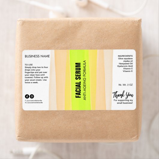 Strickfarbene Neon Dropper Flasche Serummarken (Insitu)