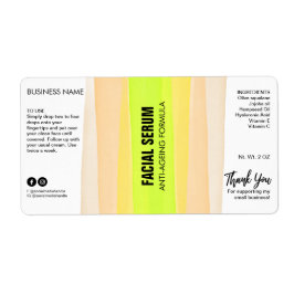 Strickfarbene Neon Dropper Flasche Serummarken