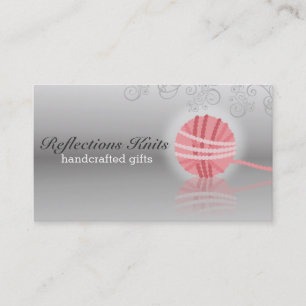 Strickfaser aus Strickfaser Visitenkarte