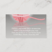 Strickfaser aus Strickfaser Visitenkarte (Rückseite)