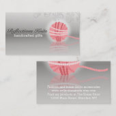 Strickfaser aus Strickfaser Visitenkarte (Vorne/Hinten)